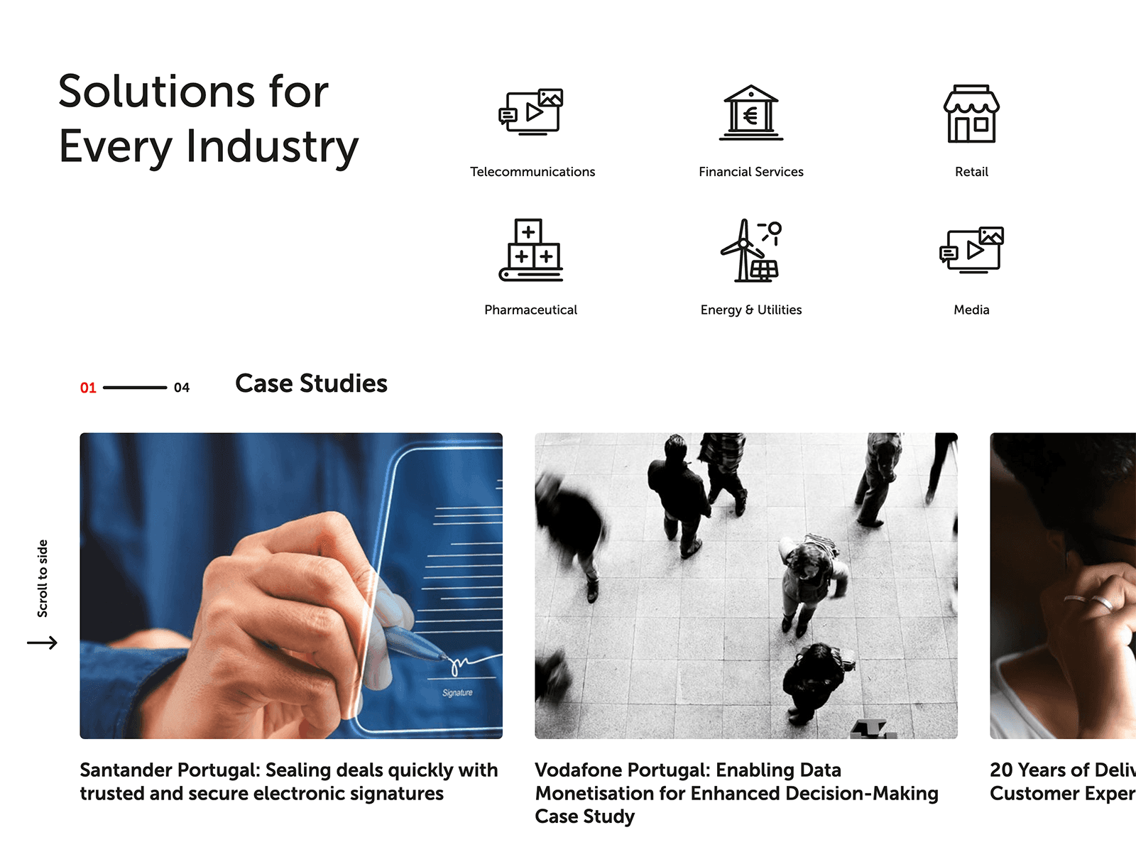 CaseStudies feature