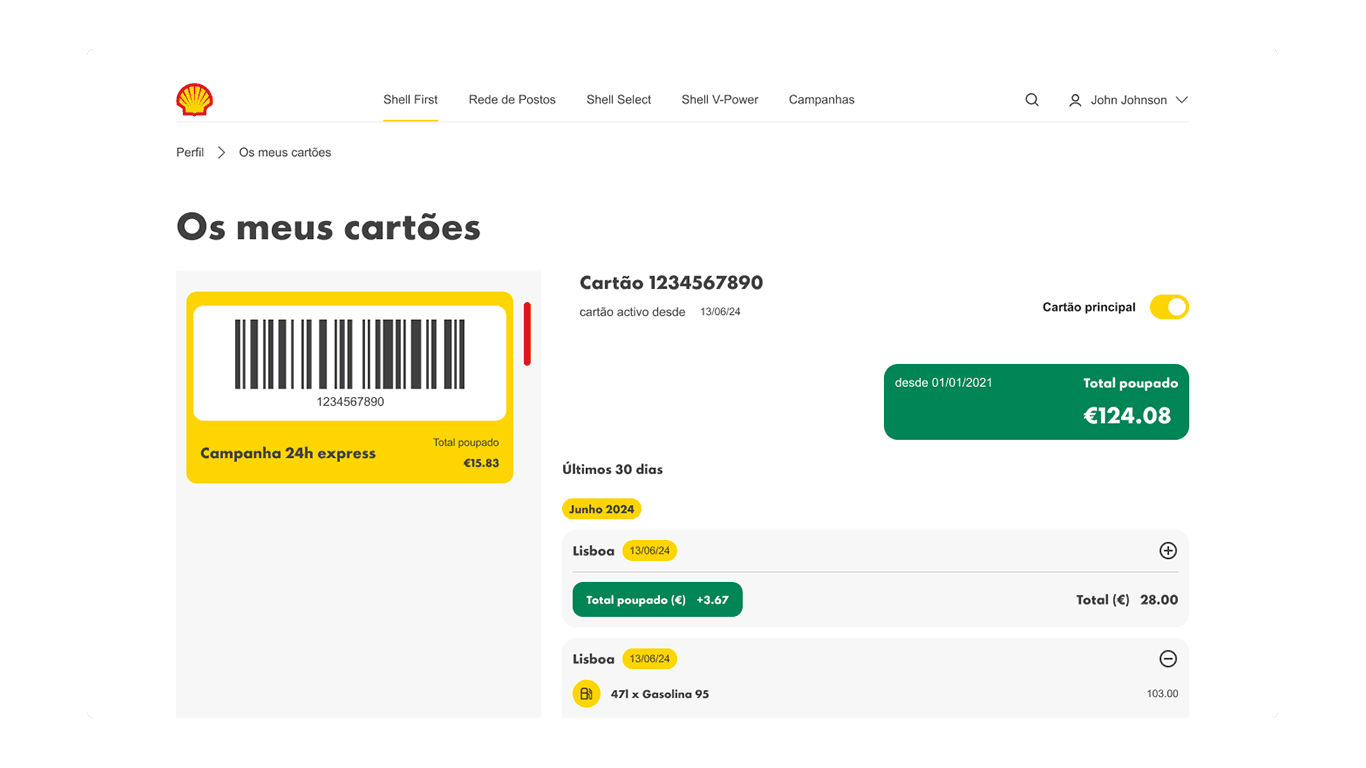card Website