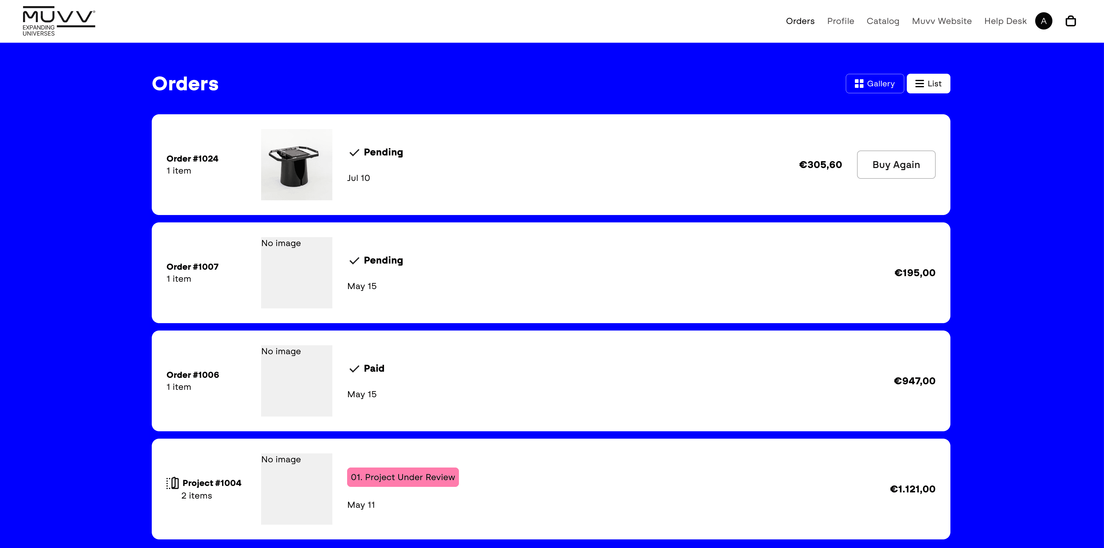Orders Orders