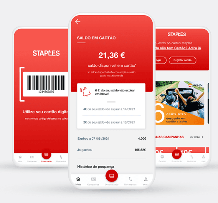 Cartão Staples Cartão Staples