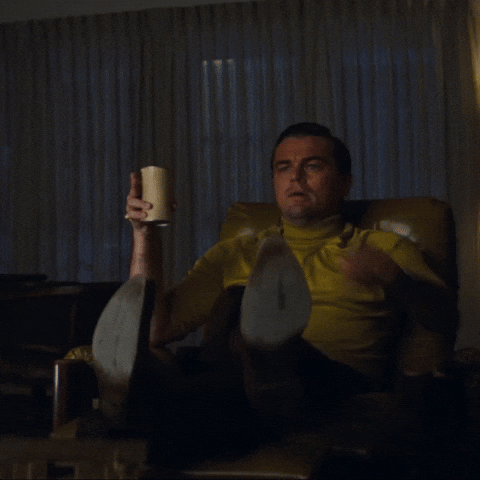 Some gif Title Leonardo Dicaprio pointing out to little detail